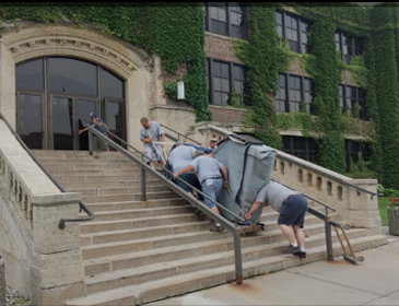 Staircase Piano Moving