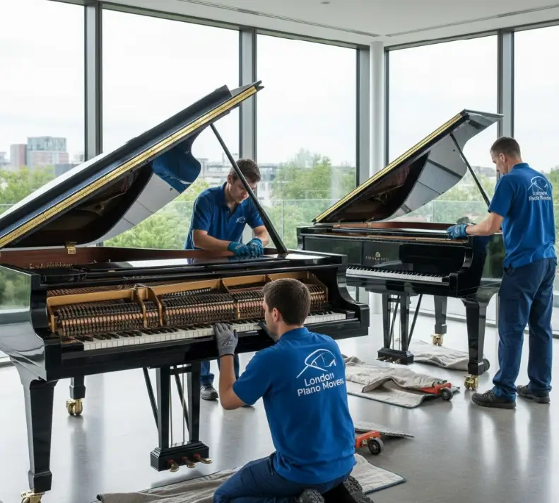 grand piano disassembly reassembly